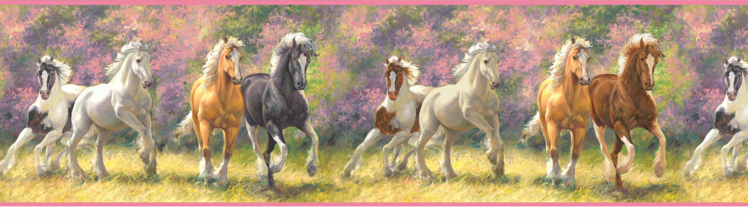 🔥 Free download Born To Run Horse Wallpaper Border [1520x450] for your