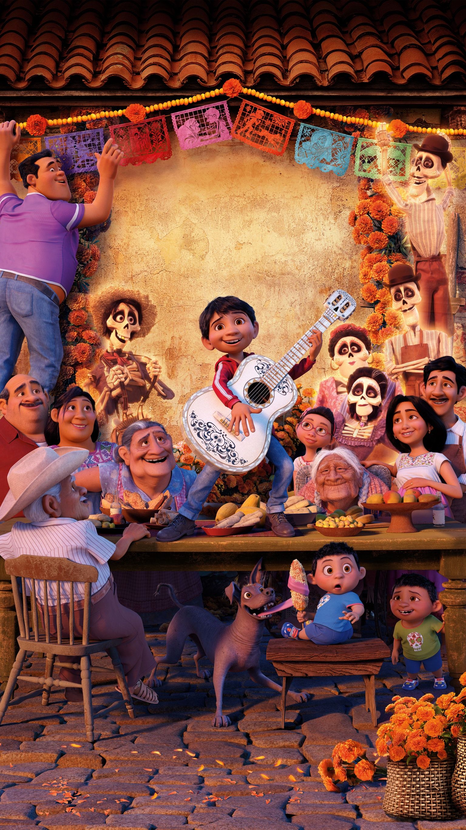 Coco Phone Wallpaper Disney Pixar