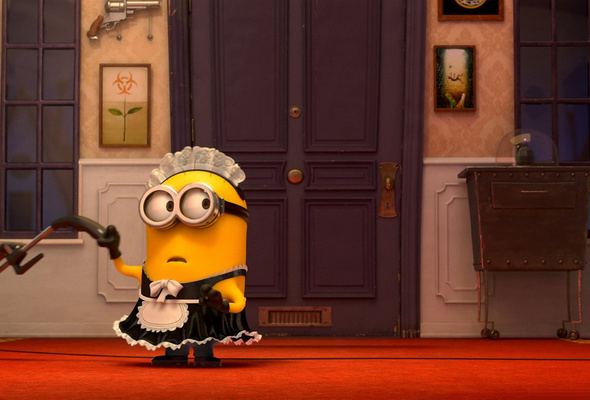 Wallpaper Despicable Me Minion Housewife Room Hoover Desktop