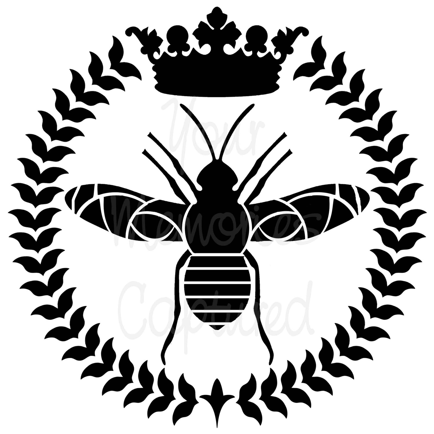 Napoleonic Bee Stencil Kindertraeumeonline De