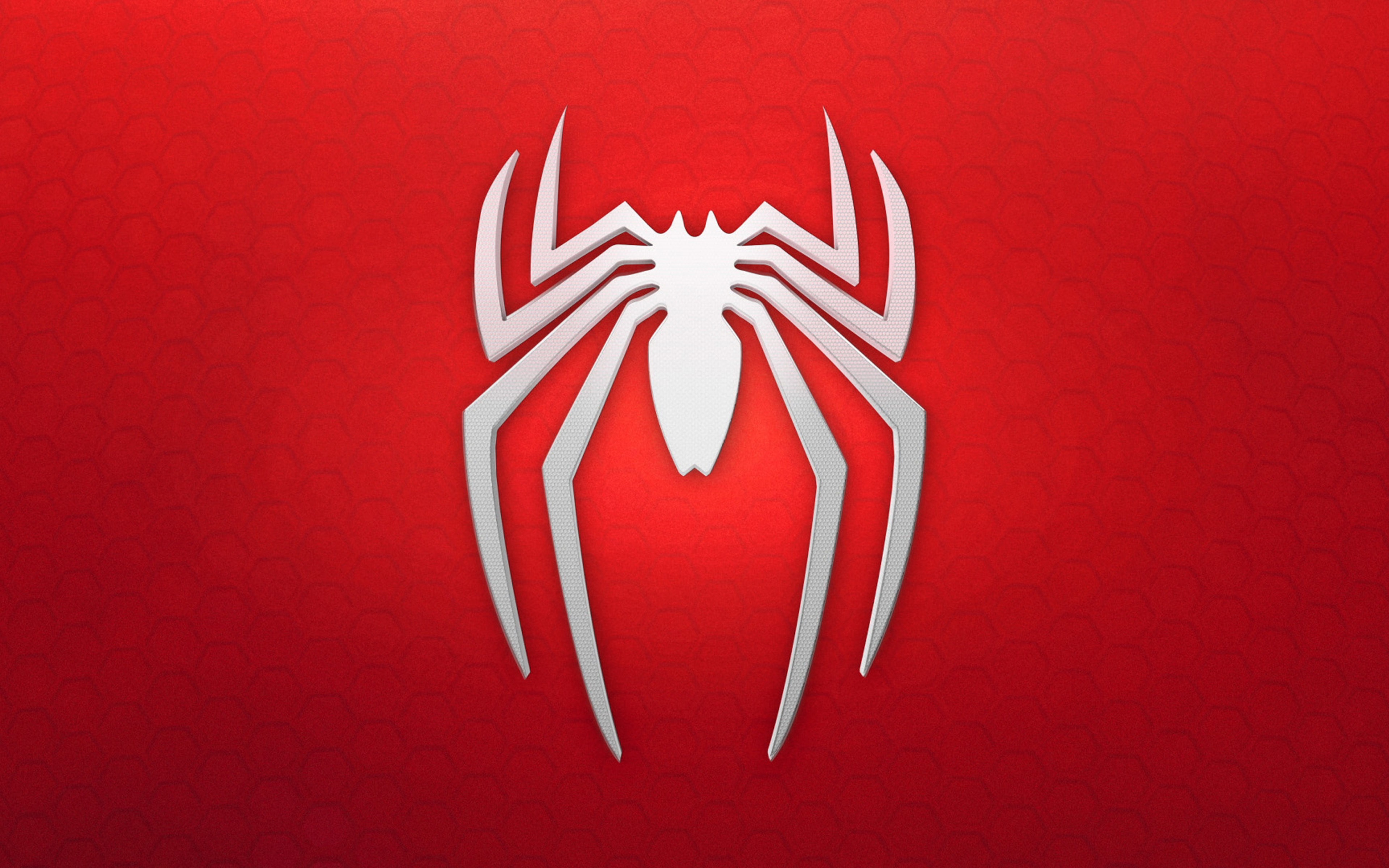 Spiderman Red Logo Background Wallpaper And Stock