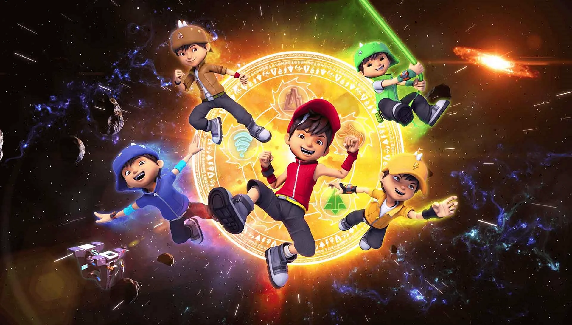 Boboiboy 4k Wallpaper