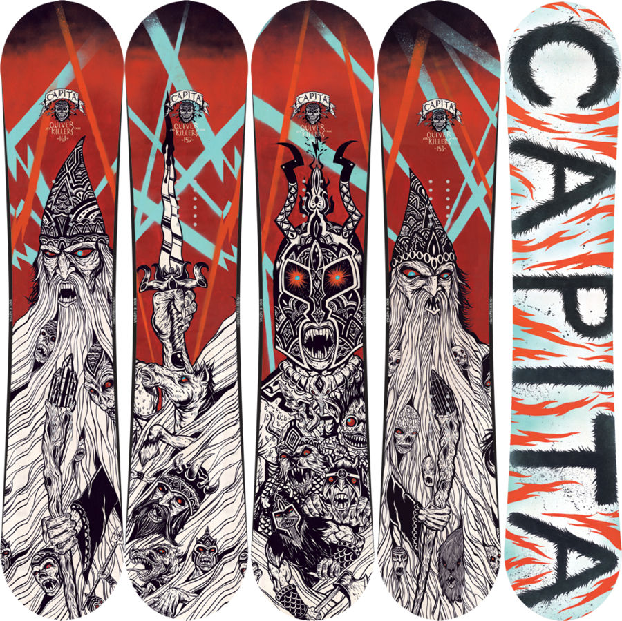 Theartofskinner Snowboards Designs I Made For Capita Load