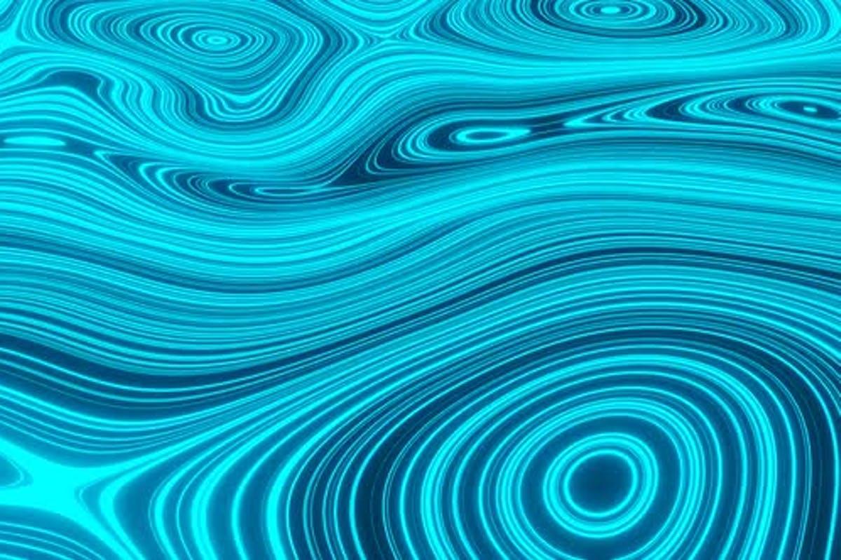 4k Loop Abstract Waving Background Of Topographic Map Concept