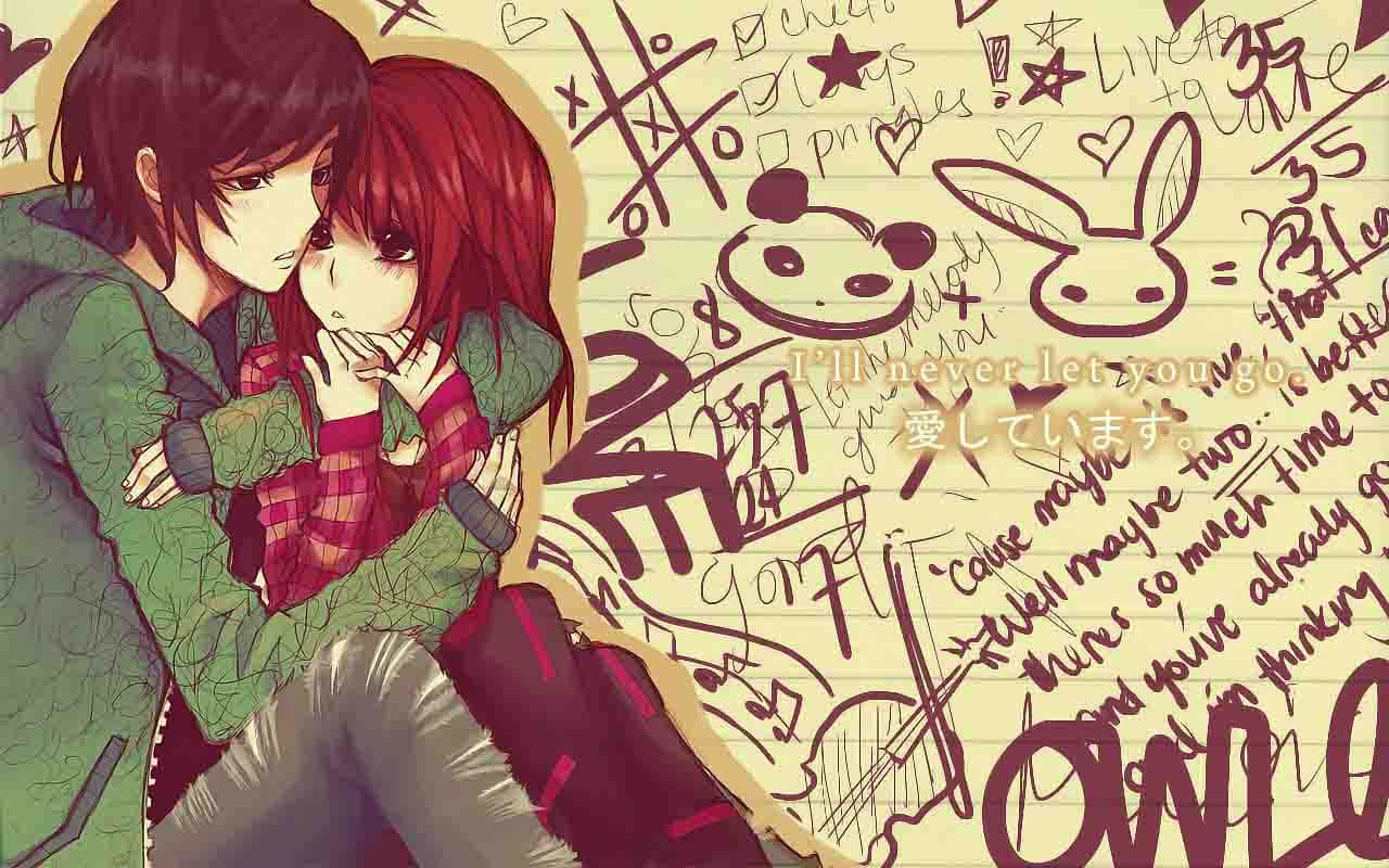 Aesthetic Couple Anime Wallpaper