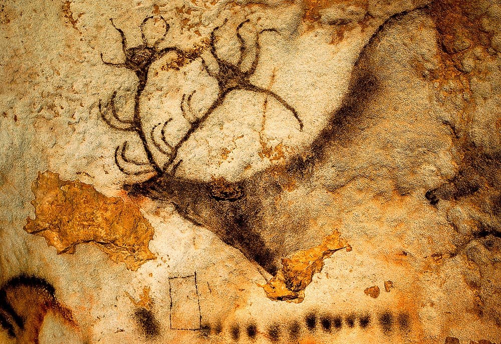 Prehistoric Art At Lascaux Caves Wallpaper Wall Mural Self