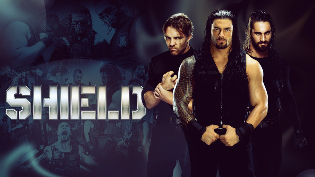 The Shield blue Wallpaper by Sexton666 on
