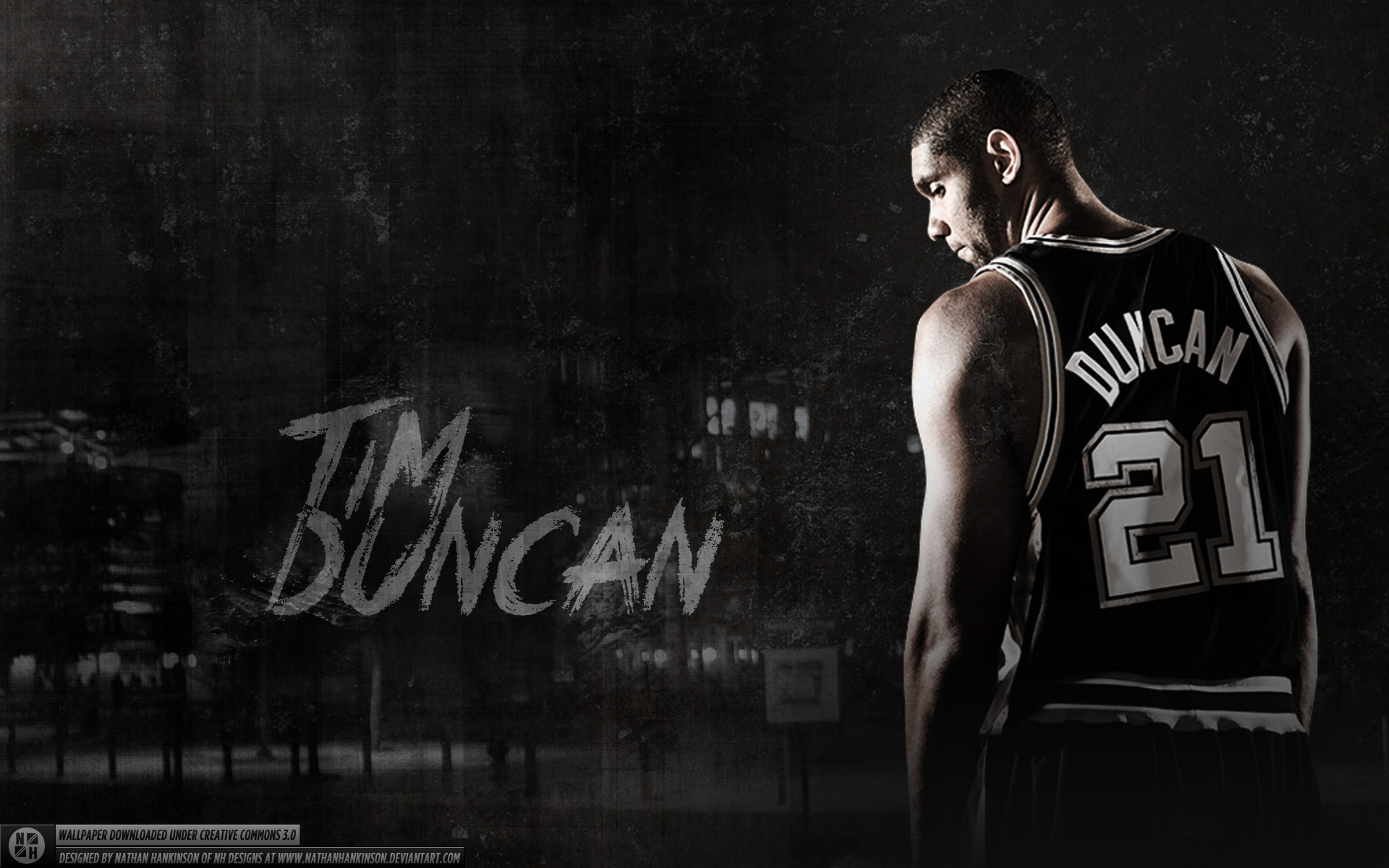 Tim Duncan San Antonio Spurs Nba Wallpaper