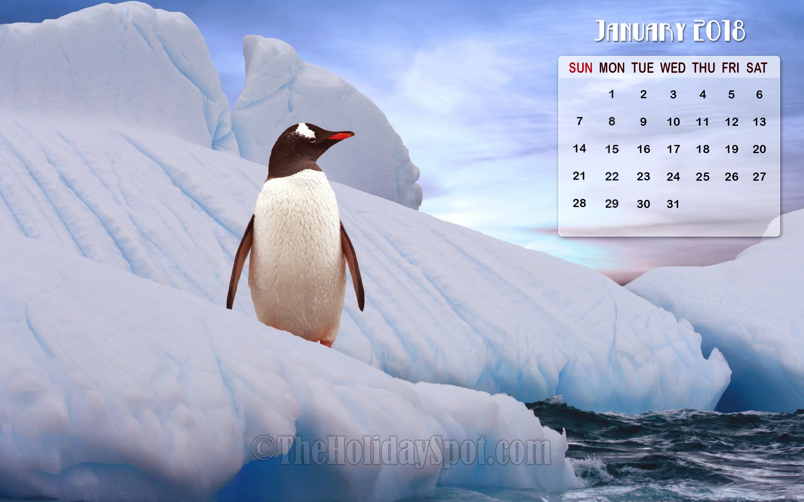 Month wise Calendar Wallpapers of 2018 2560x1600