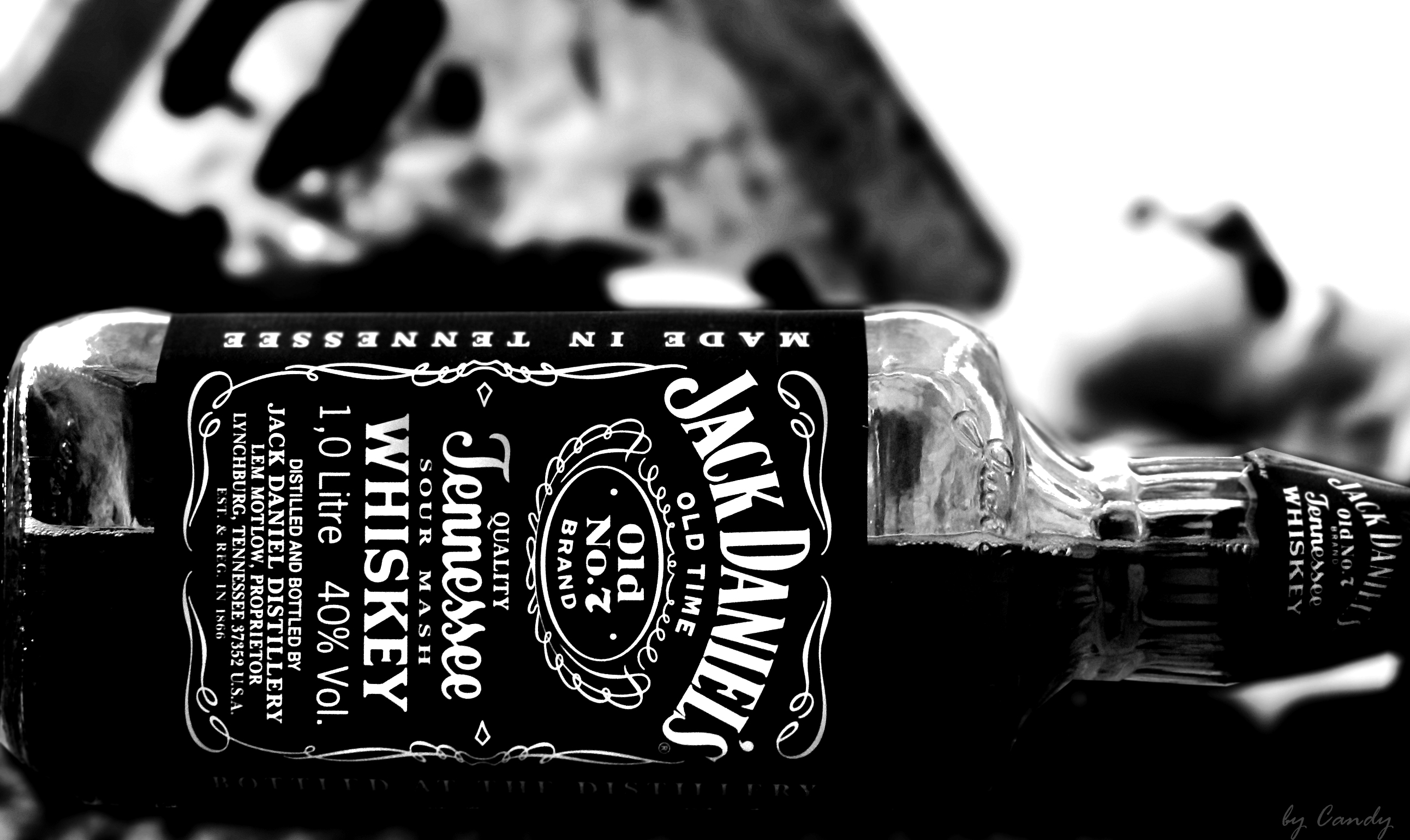 Jack Daniels Whiskey Wallpaper Black And White High