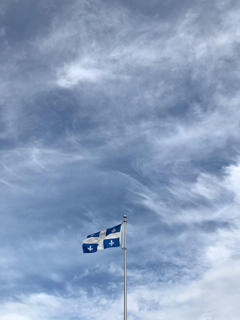 Quebec Flag Photo Grey Image