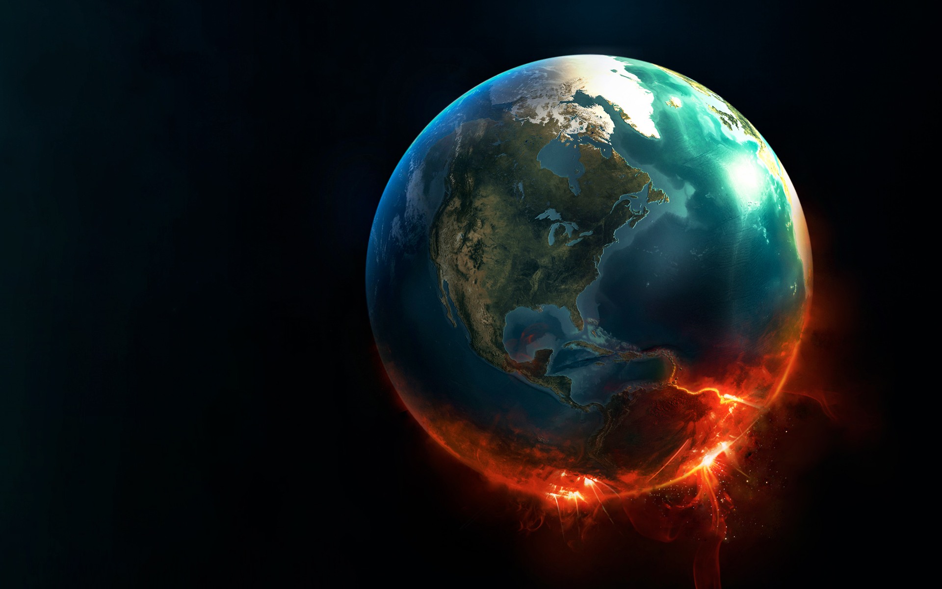 Earth Implosion Wallpaper