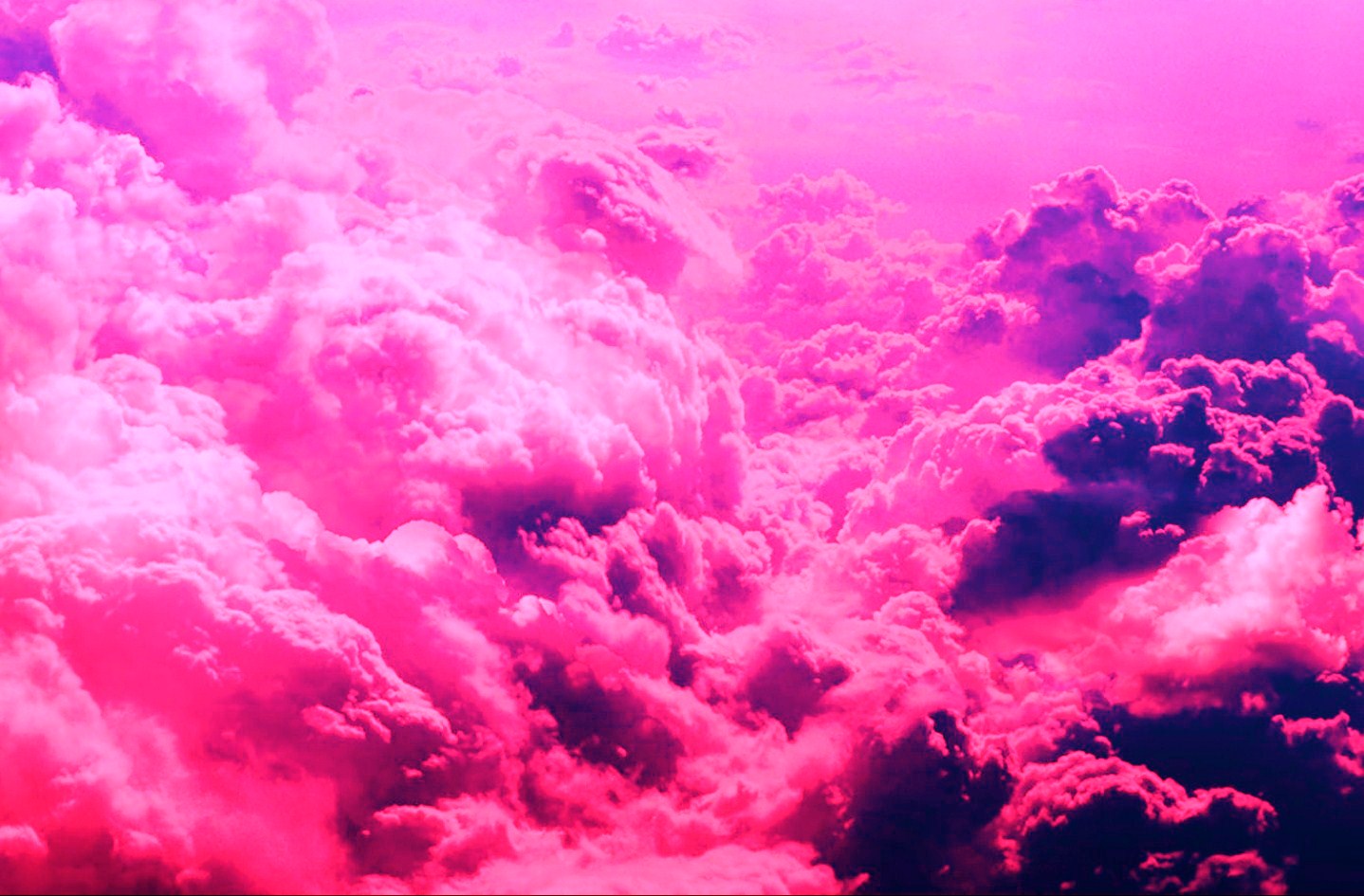 Pink Clouds Wallpaper Background