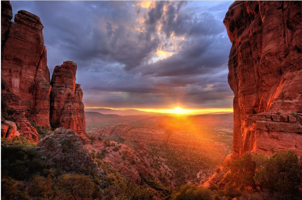 Beautiful Sunset Arizona Landscape Sedona