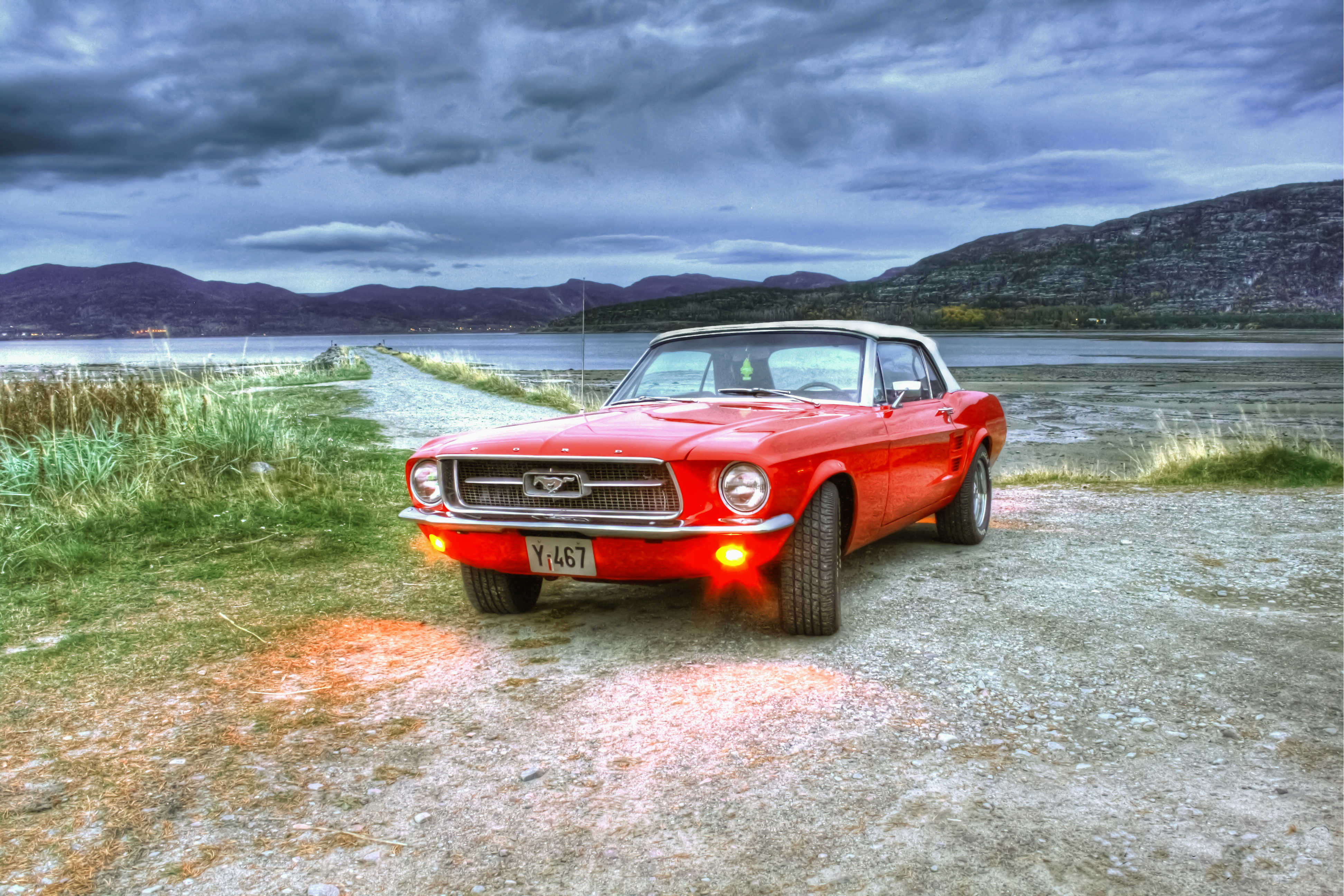 Classic Ford Mustang HDr Wallpaper HD