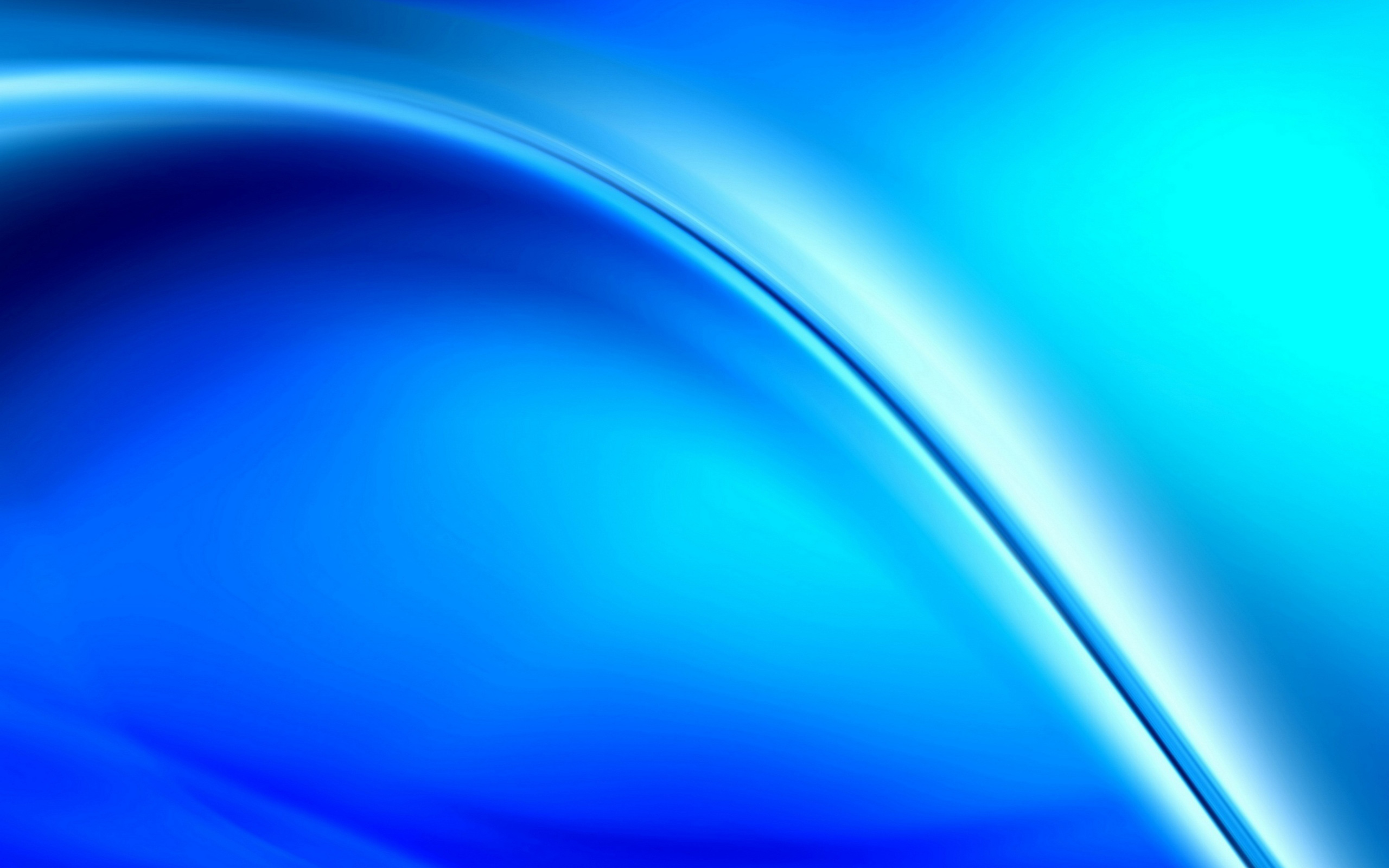 Abstract Blue Wave Light HD Wallpaper