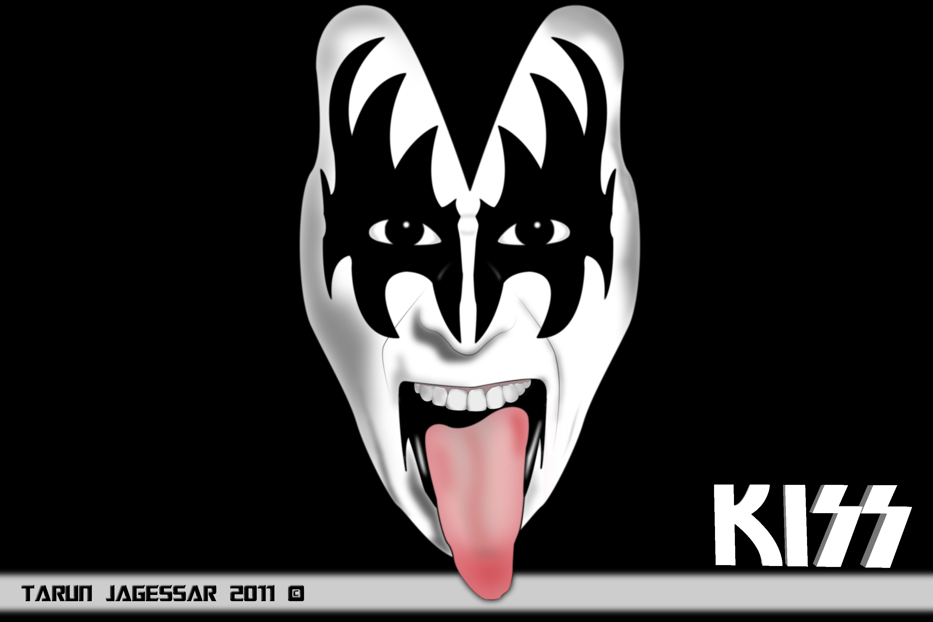 Kiss Logo Wallpaper For Your Desktop