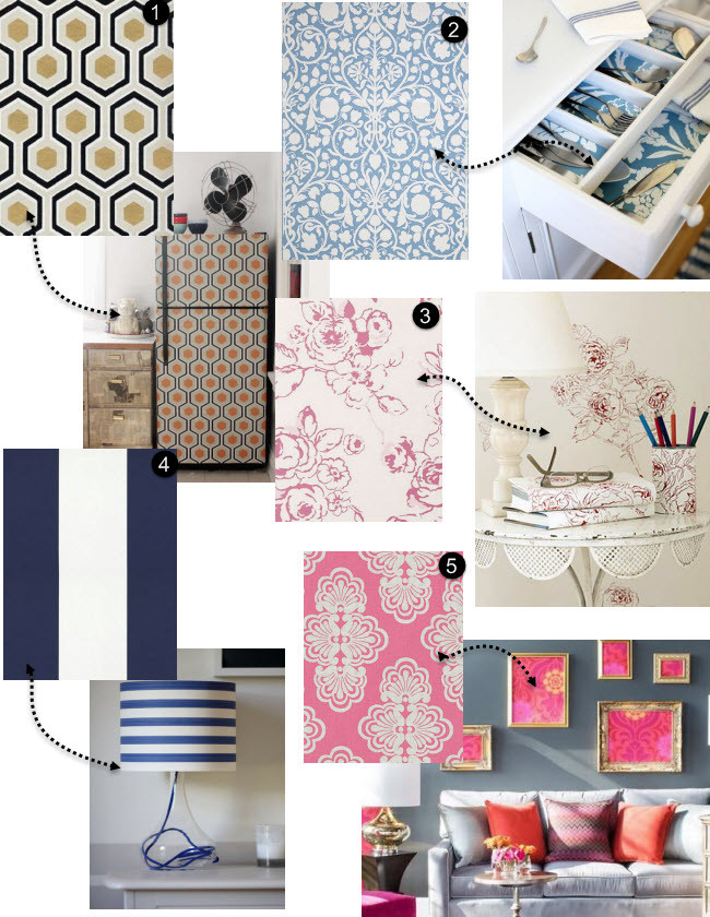do with leftover wallpaper mood board monday what to do with leftover