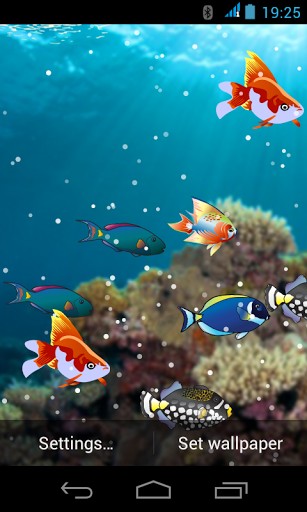 Under Water Live Wallpaper App per Android