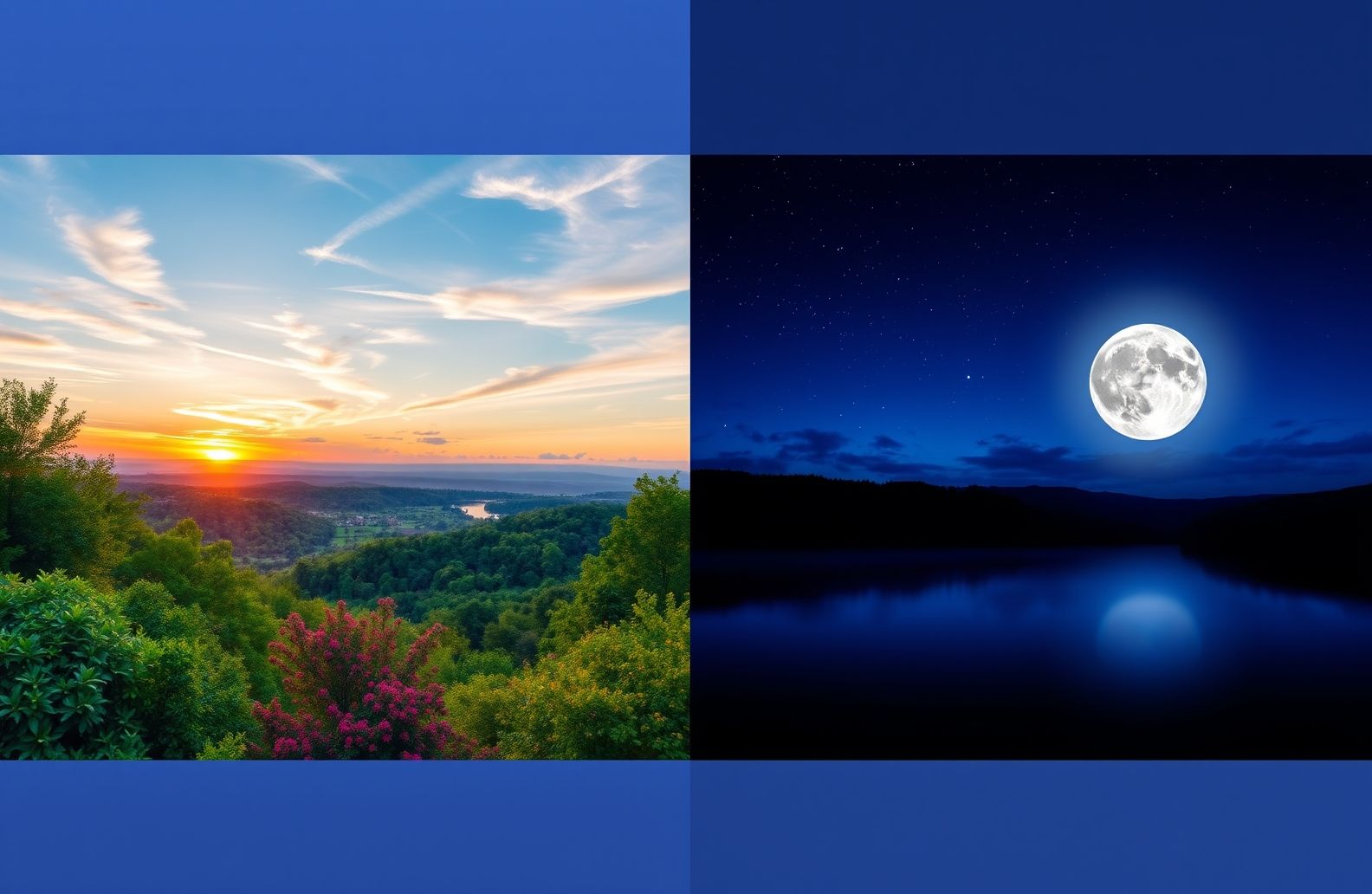 Day And Night Wallpaper