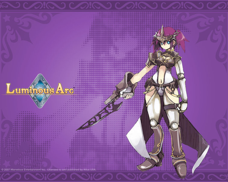 Iris Luminous Arc Wallpaper