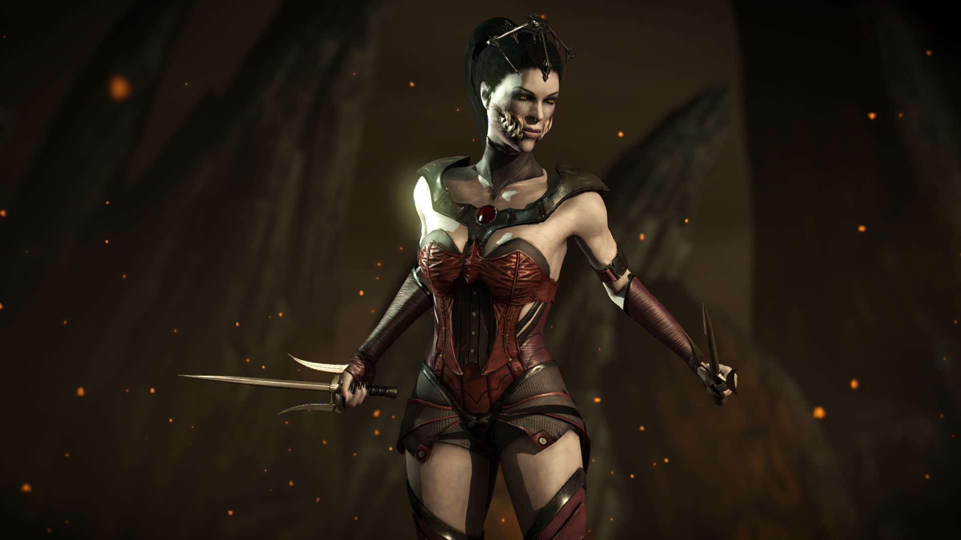 Mortal Kombat X Mileena Vampiress By kabukiart157