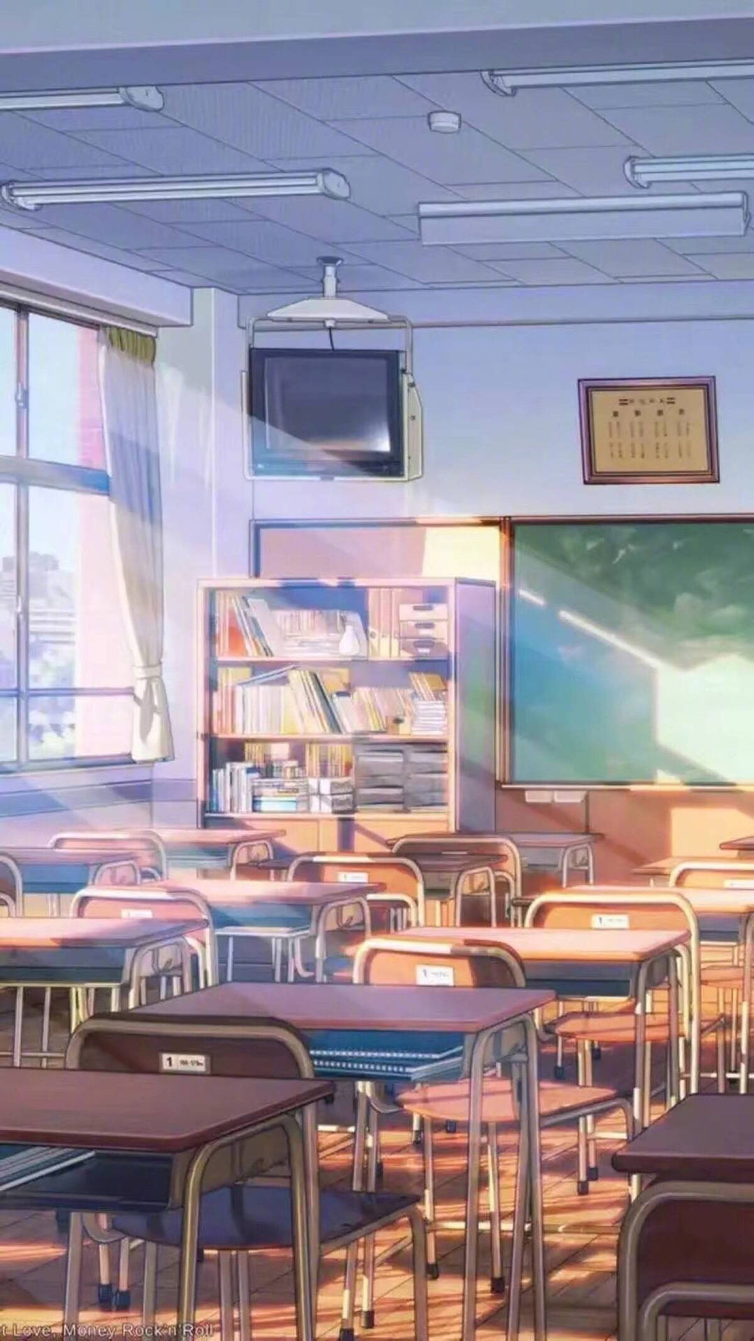 Anime School Scenery Wallpaper