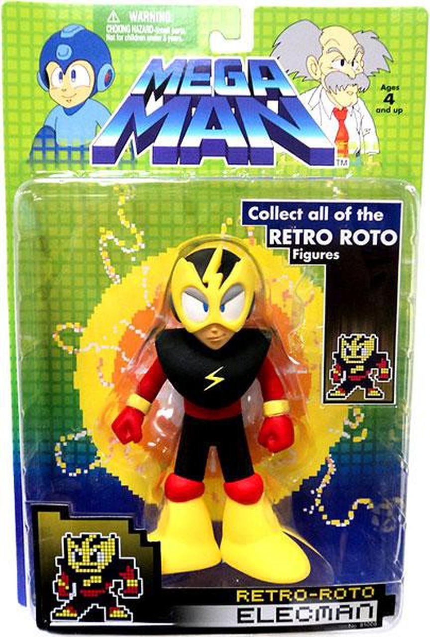 Mega Man Series Retro Roto Elecman Action Figure Jazwares Toywiz