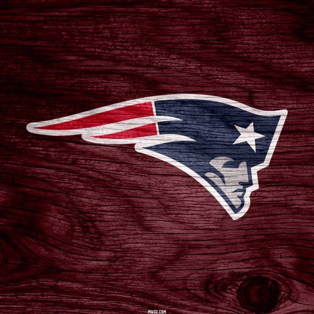 New England Patriots Brown Weathered Wood Wallpaper For Apple iPad Air