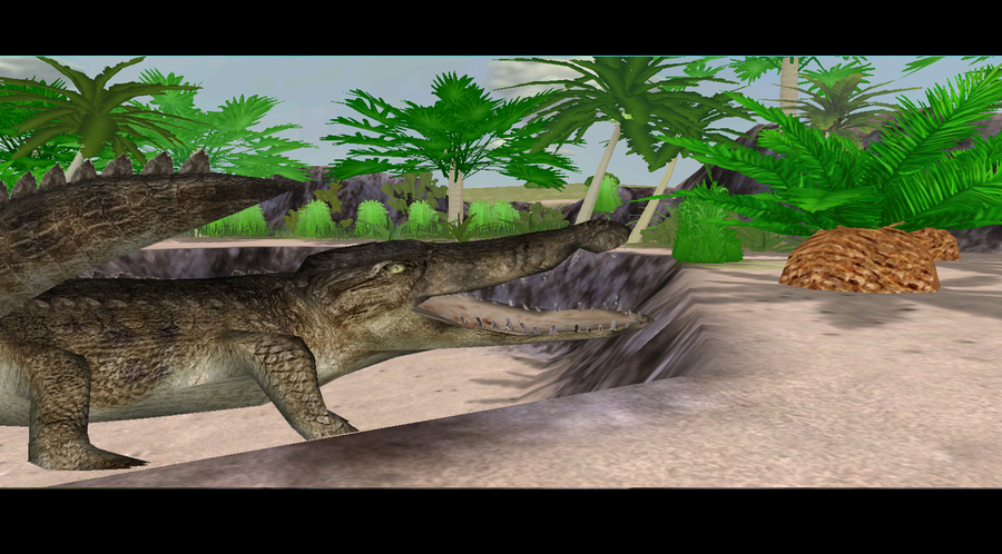 Deinosuchus In A Ditch By Eco727