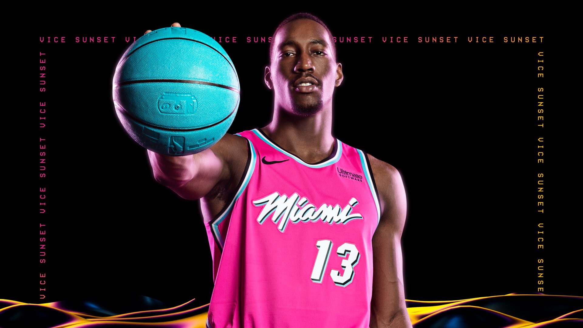 Free Download Miami Heat Unveils Pink Sunset Vice Jerseys Miami New Times 1920x1080 For Your Desktop Mobile Tablet Explore 66 Miami Heat Logo Wallpaper 2015 Miami Heat Wallpaper Logo