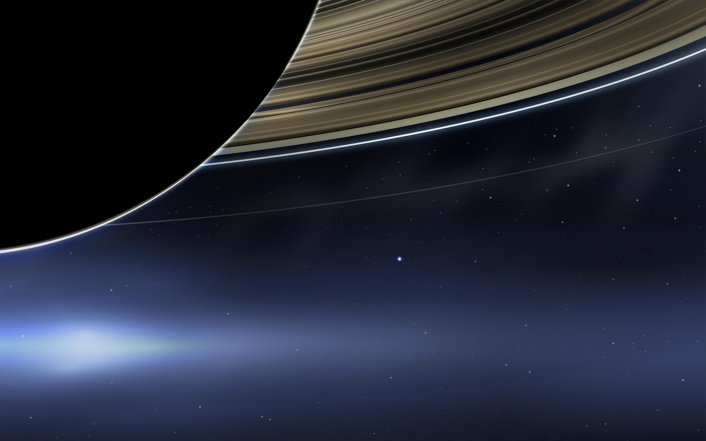 Earth From Saturn Cassini My Vector Recreation As A