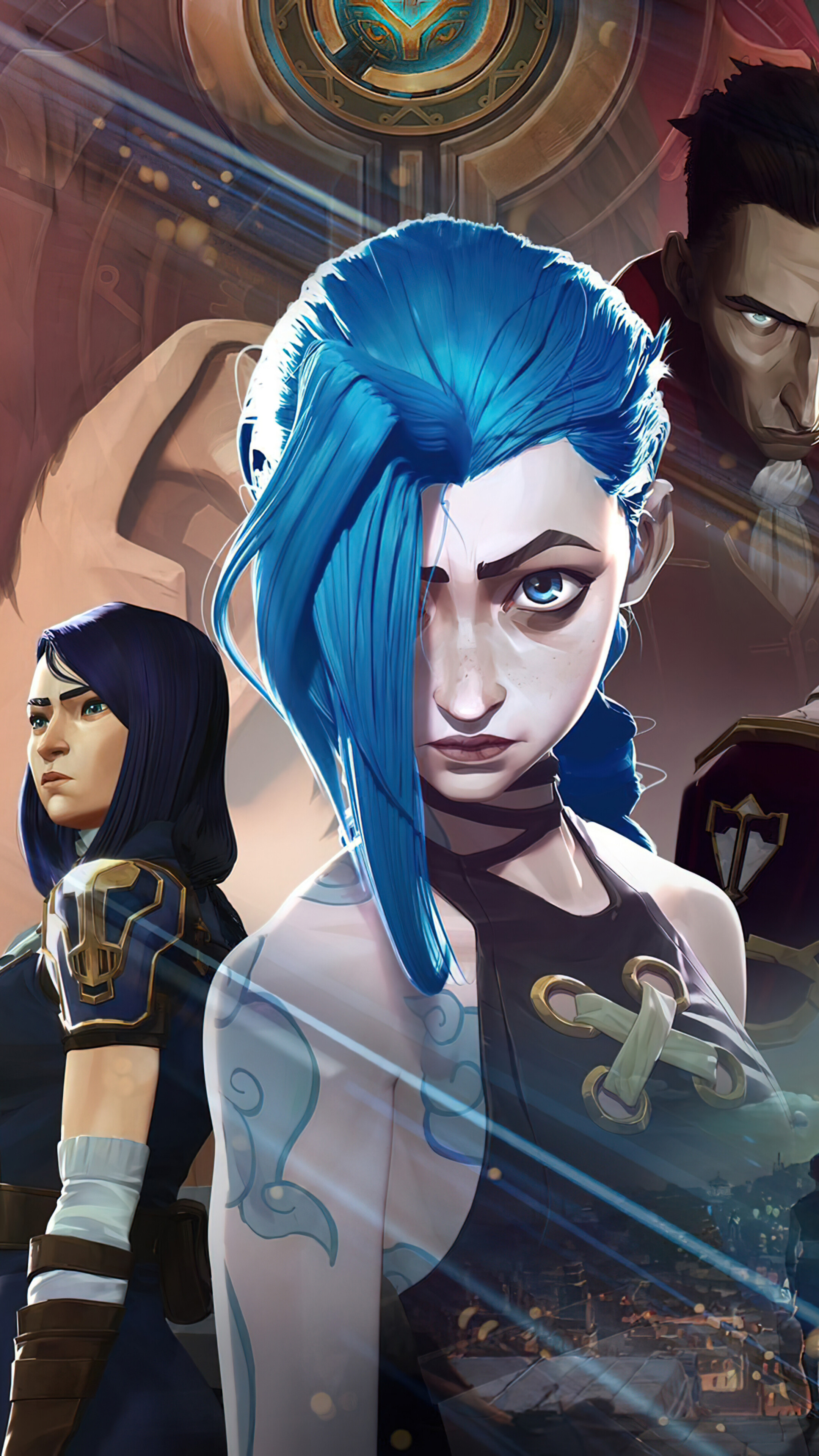 Arcane Vi Jinx 4k Wallpaper