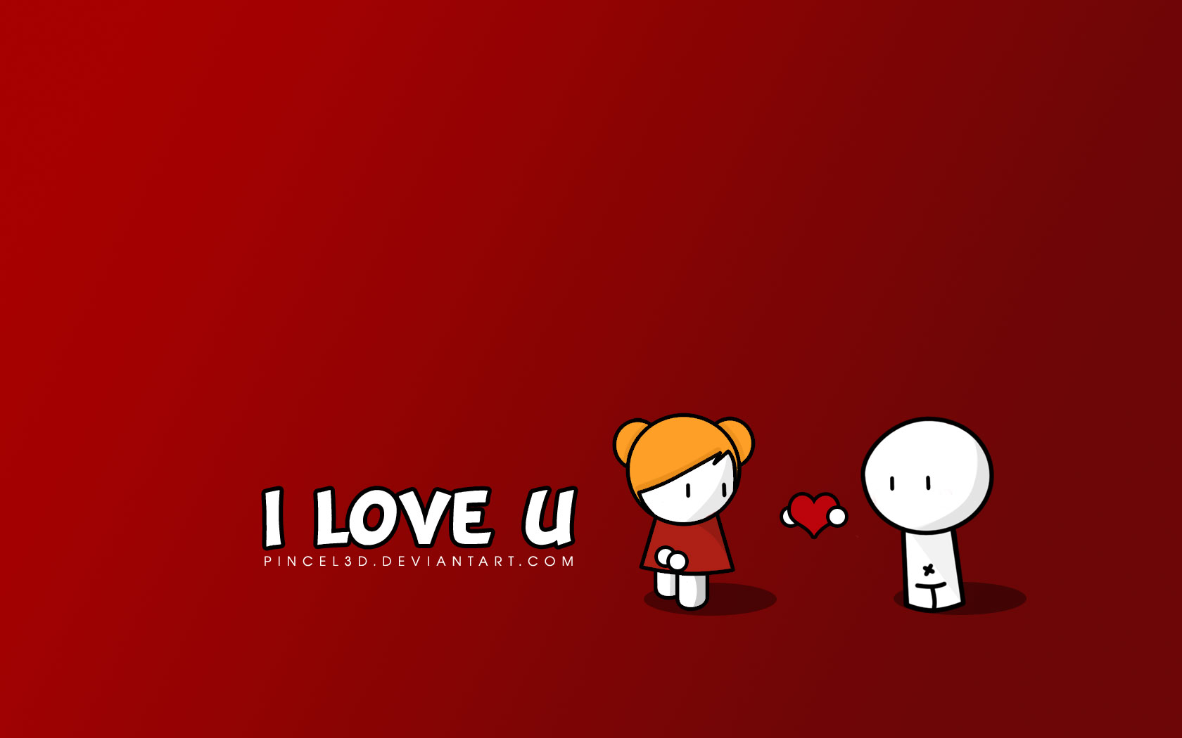 I Love U Desktop Pc And Mac Wallpaper