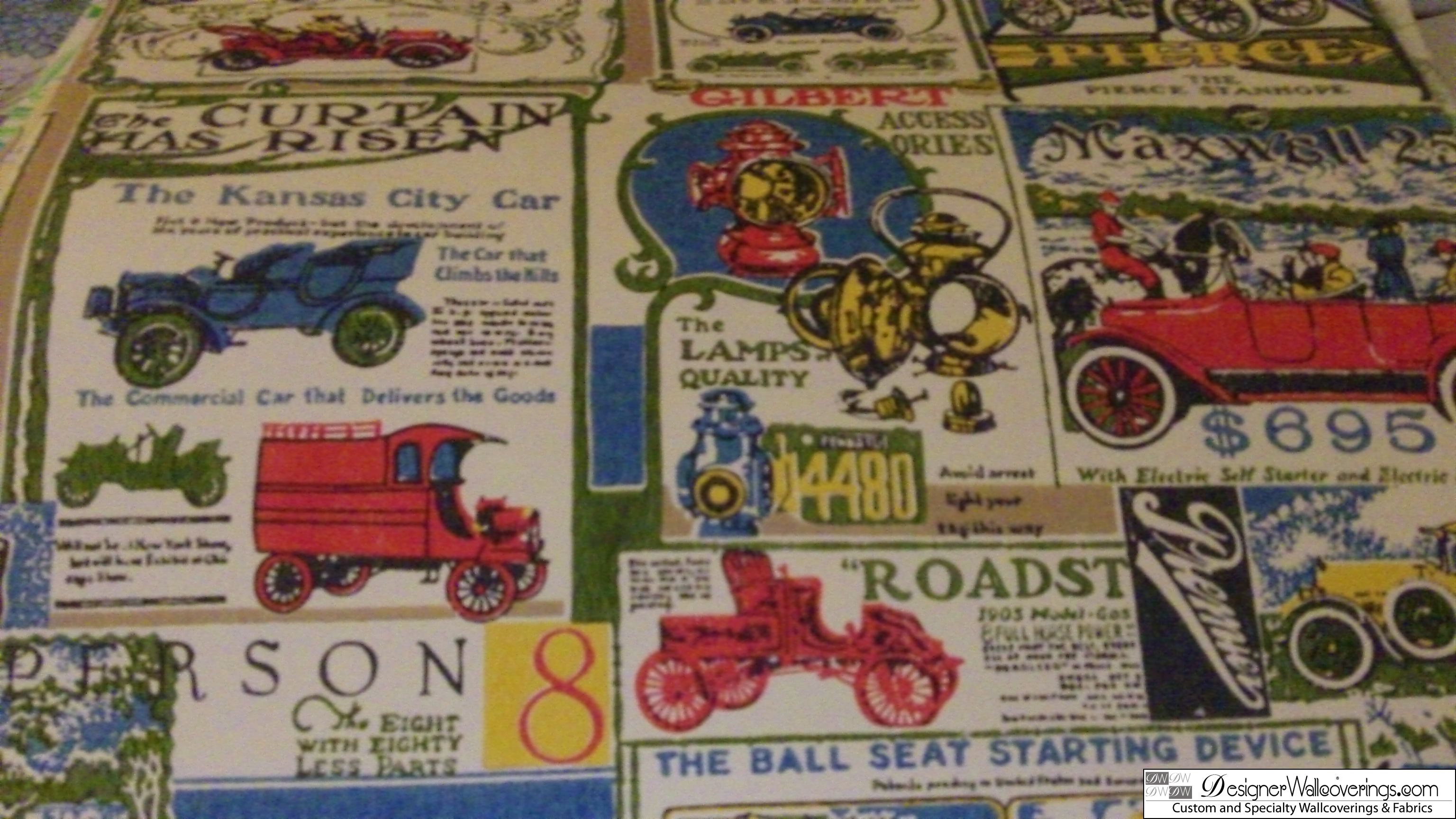 S Novelty Vintage Newspaper Ad Wallpaper Dig Designer