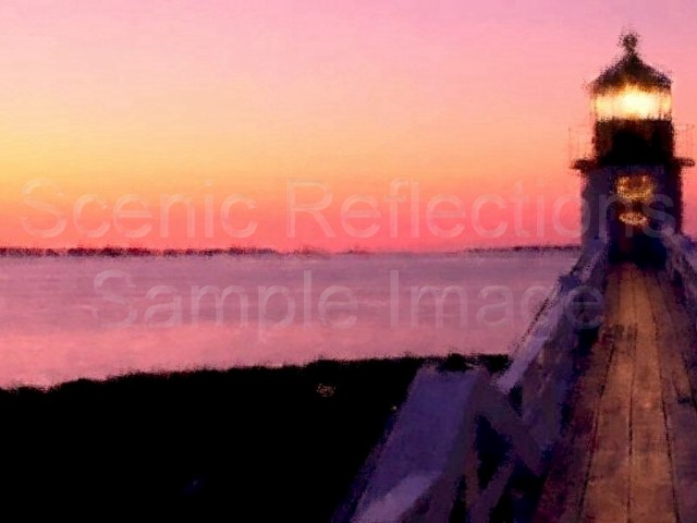 Lighthouse Art Screensaver Beautiful Image Of