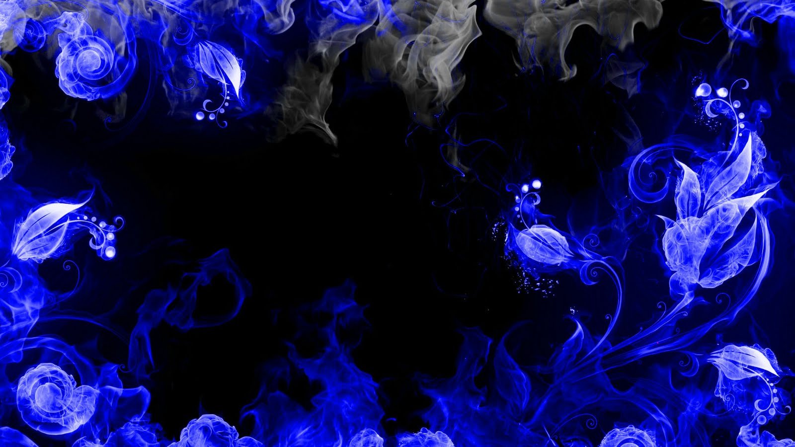 Fire Effect Blue Flames Smoke HD Wallpapers Epic Desktop Backgrounds