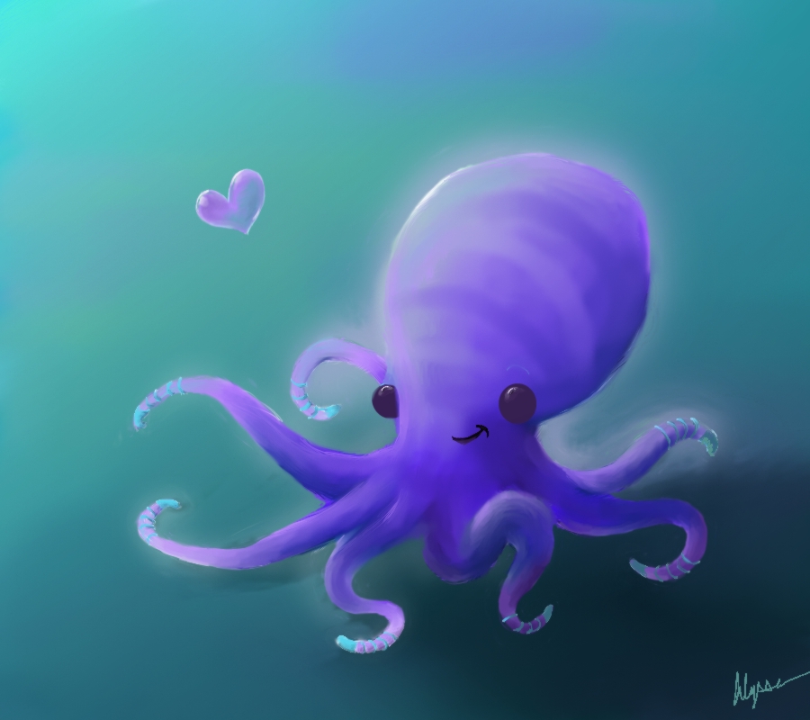 Baby Octopus By Somethinkindepth