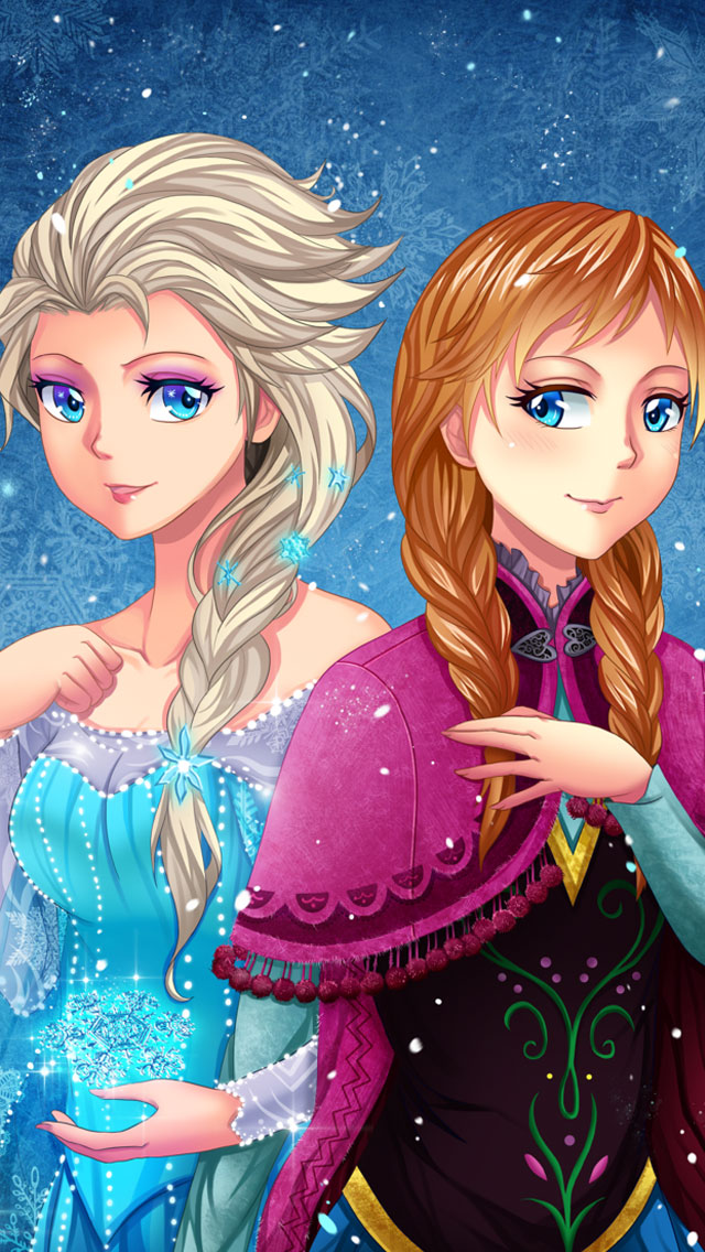 Frozen Elsa And Anna Wallpaper iPhone
