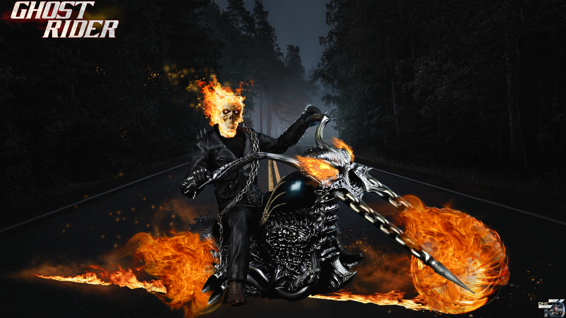 Ghost Rider   Hot Toys   Artwork Full HD Wallpaper