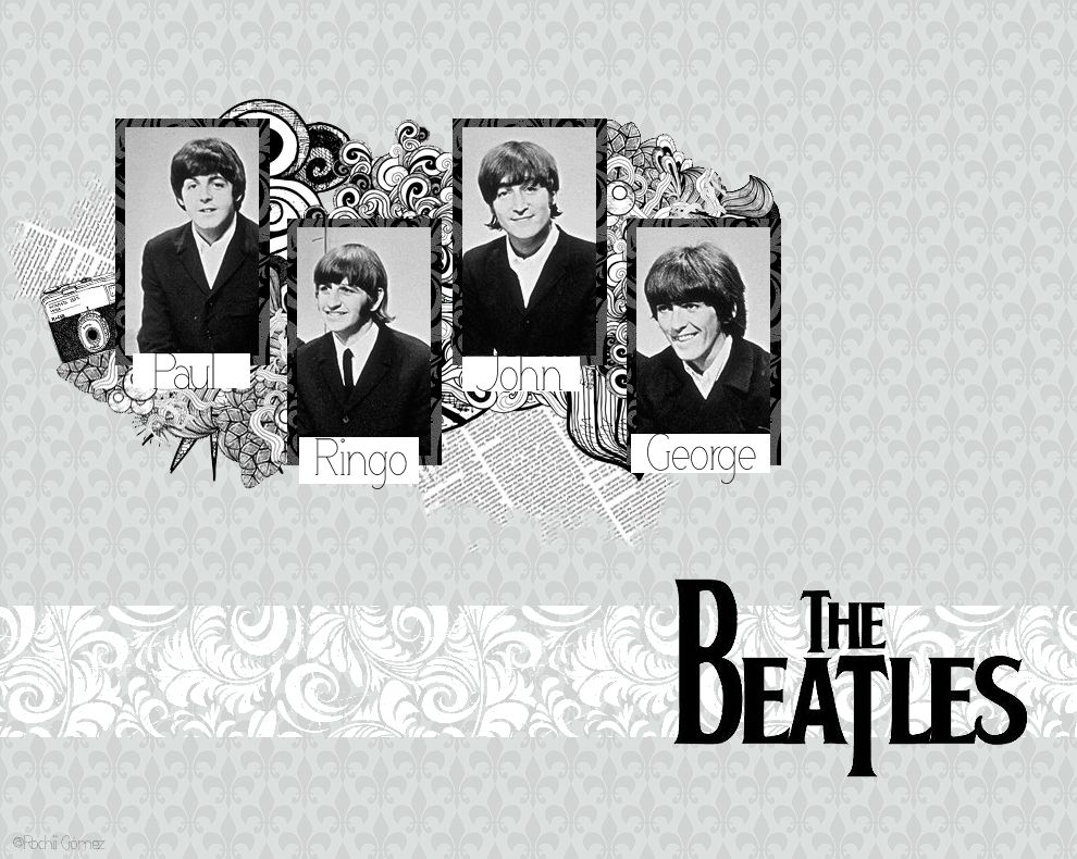 Beatles Wallpaper Border