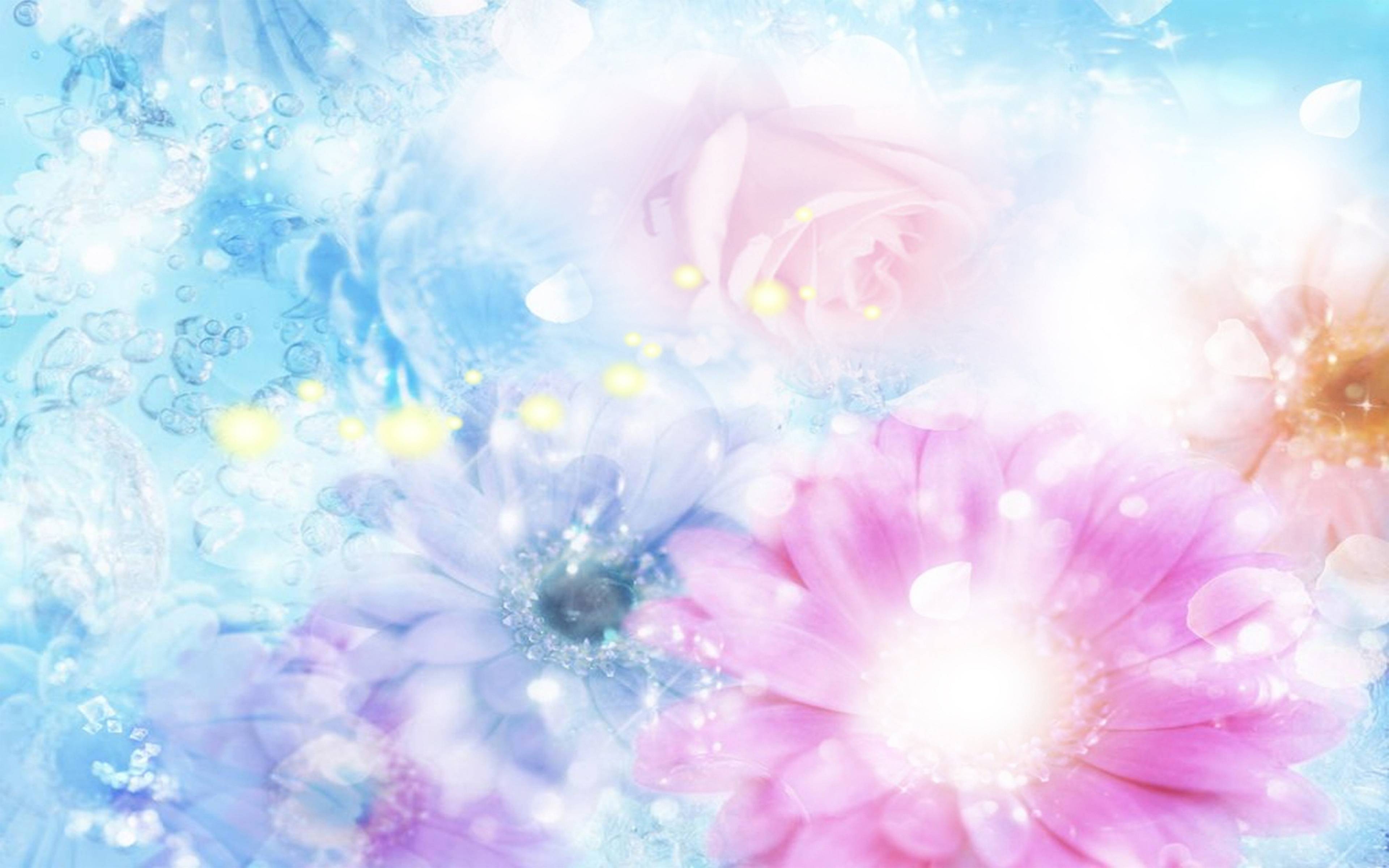 Blue Flowers Backgrounds