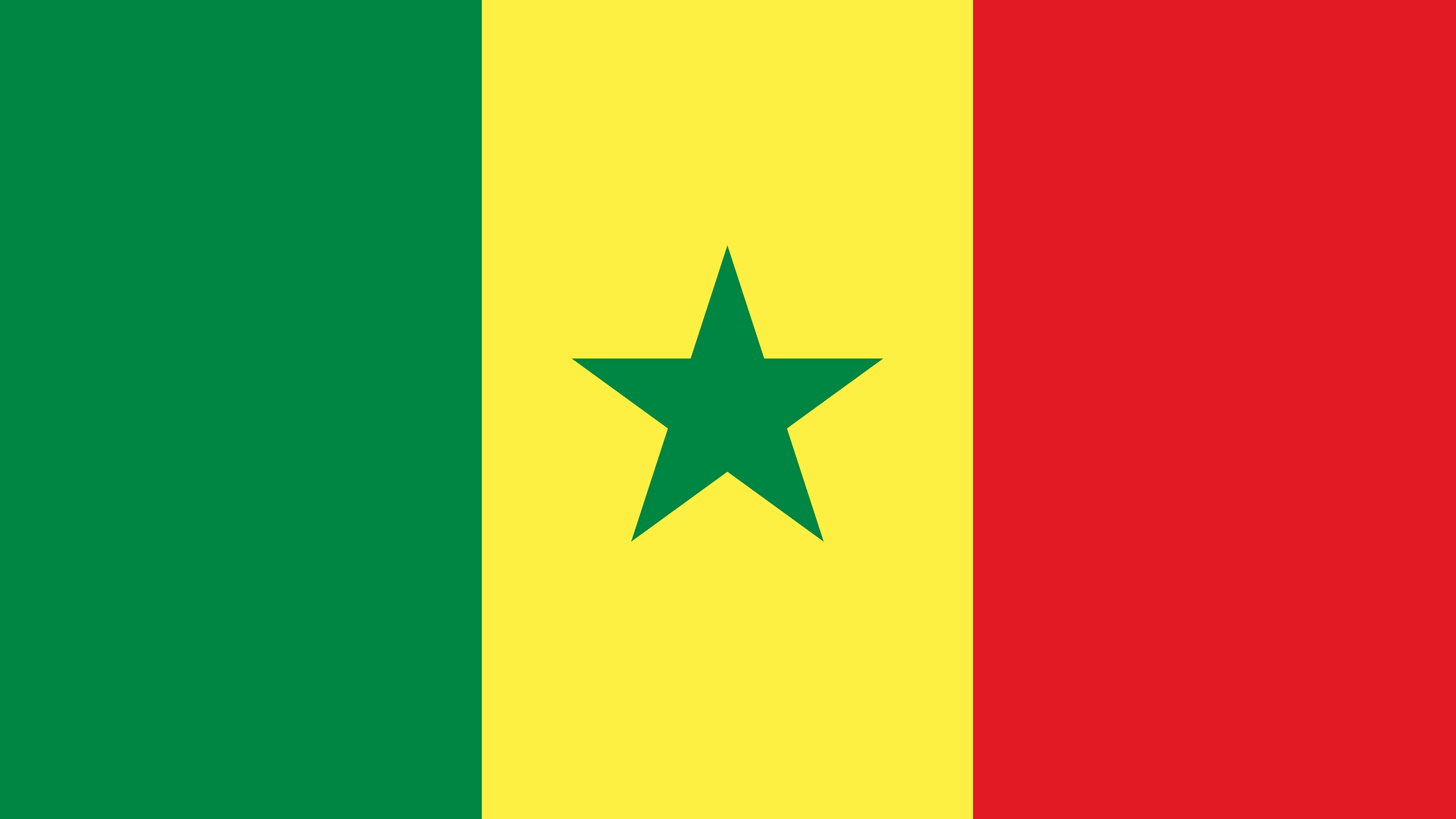 Senegal Flag UHD 4k Wallpaper