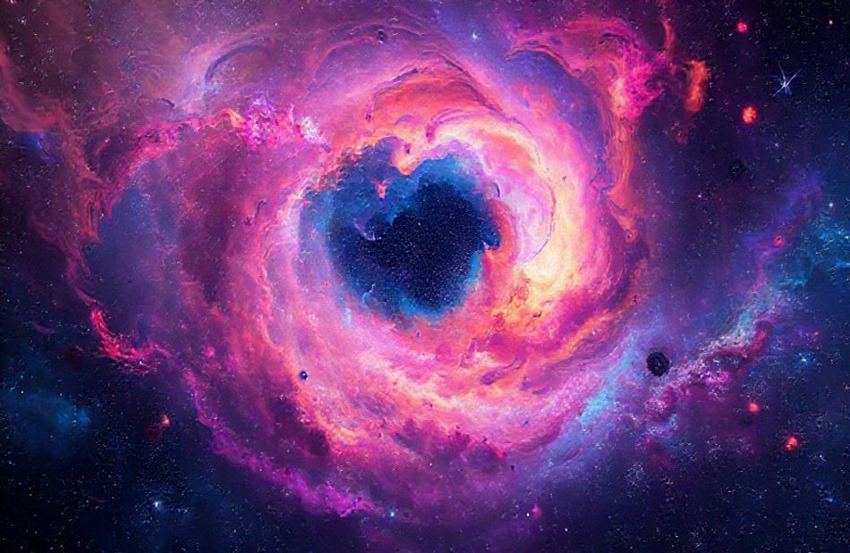 Trippy Space Wallpaper
