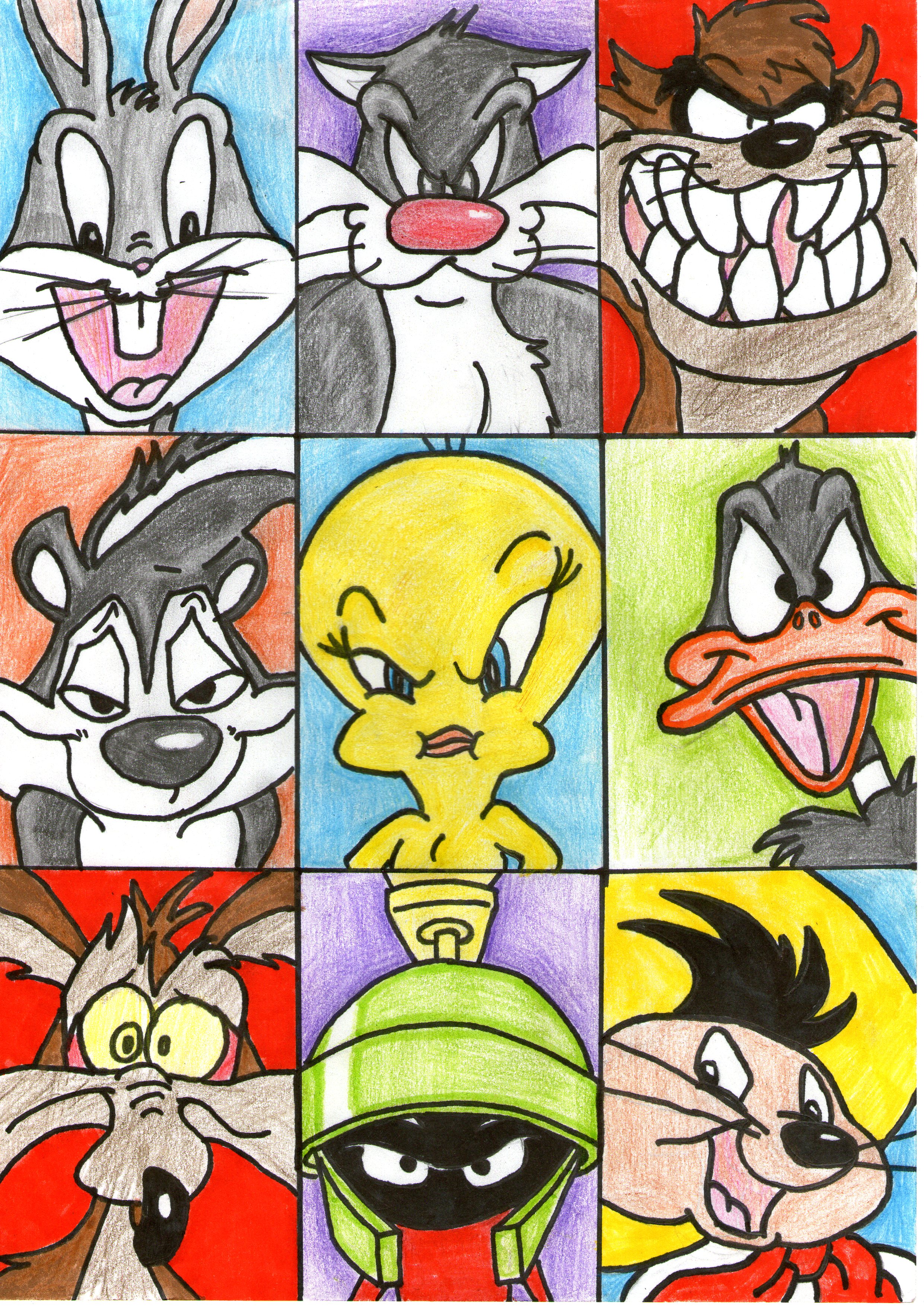 Looney Tunes Drawing Wallpaper Image For iPhone Cartoons