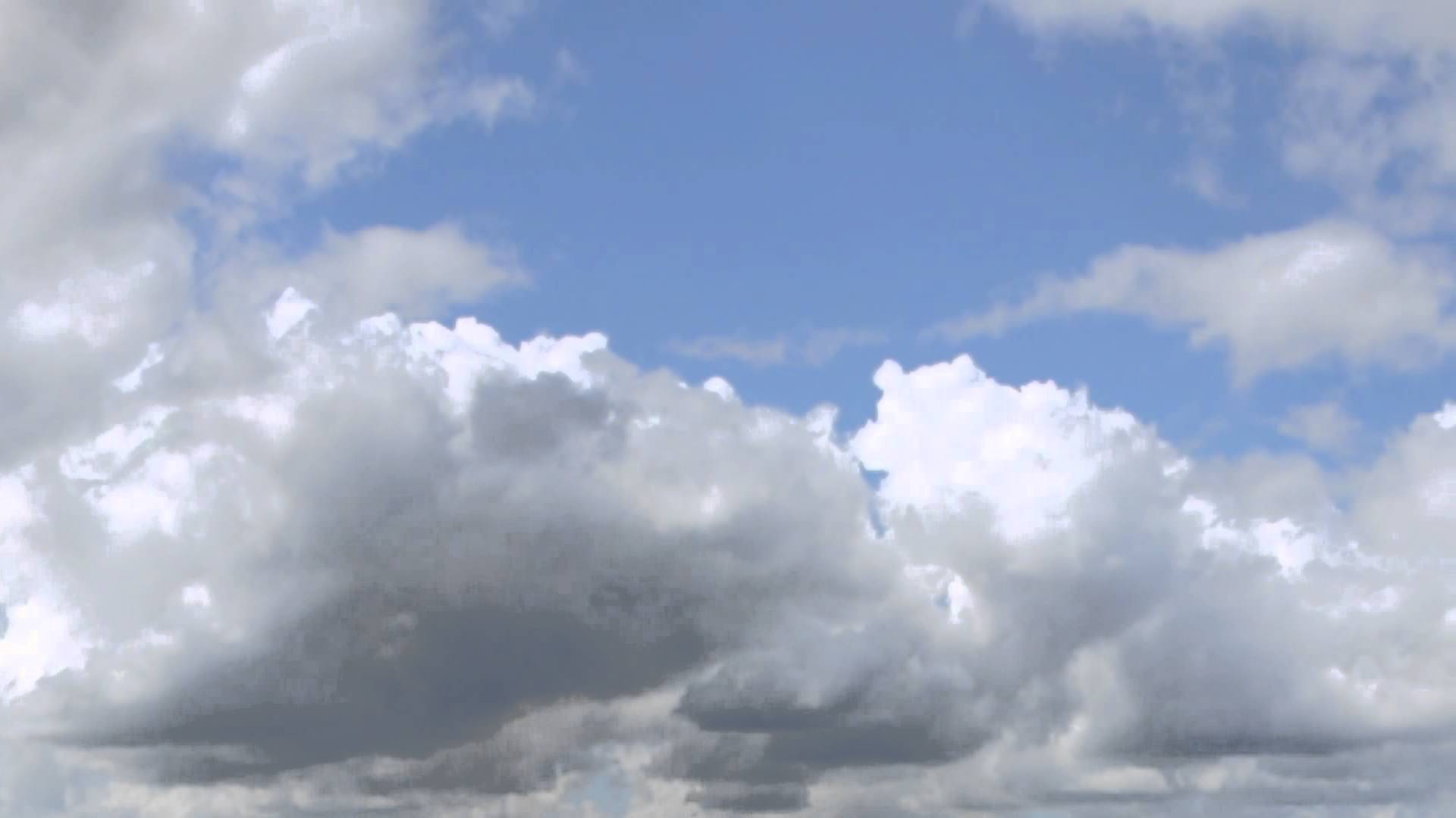 Green Screen Background Moving Clouds