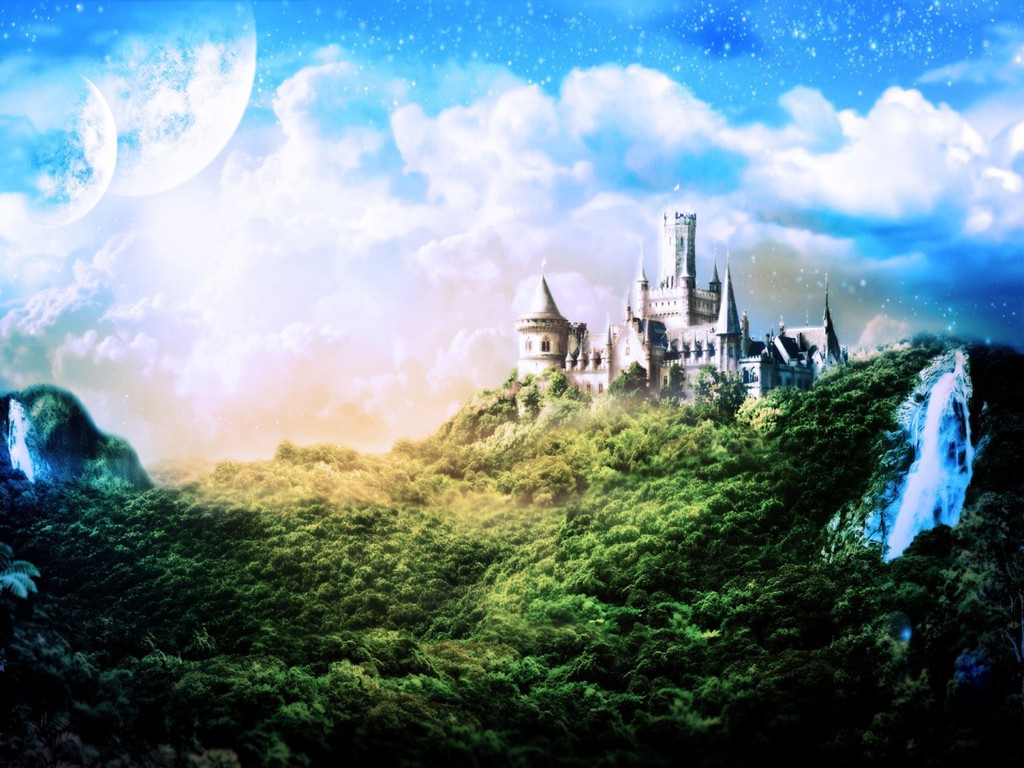 Fairytale Castle Sfhu Wallpaper Full HD
