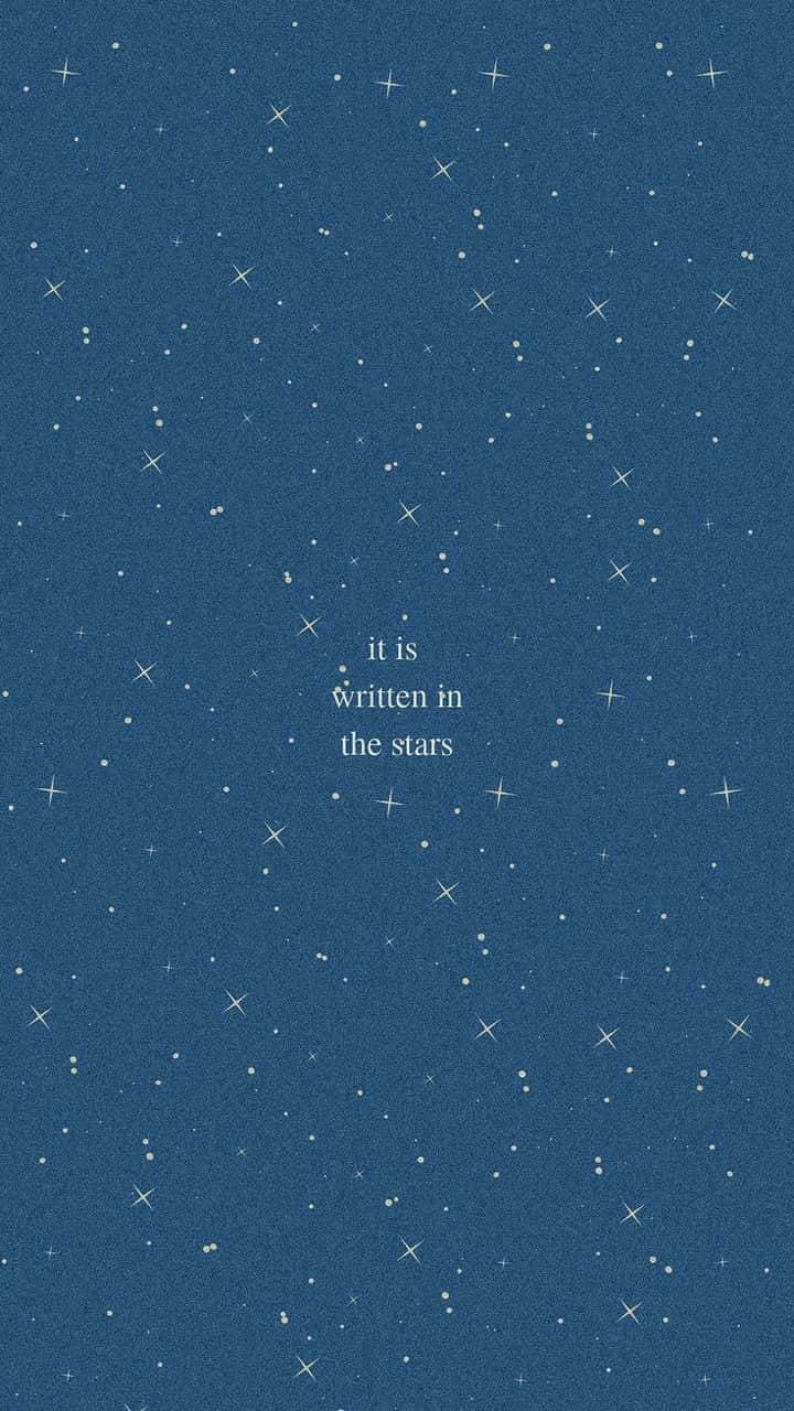Stay Stylish And Connected With A Cute Blue iPhone Wallpaper