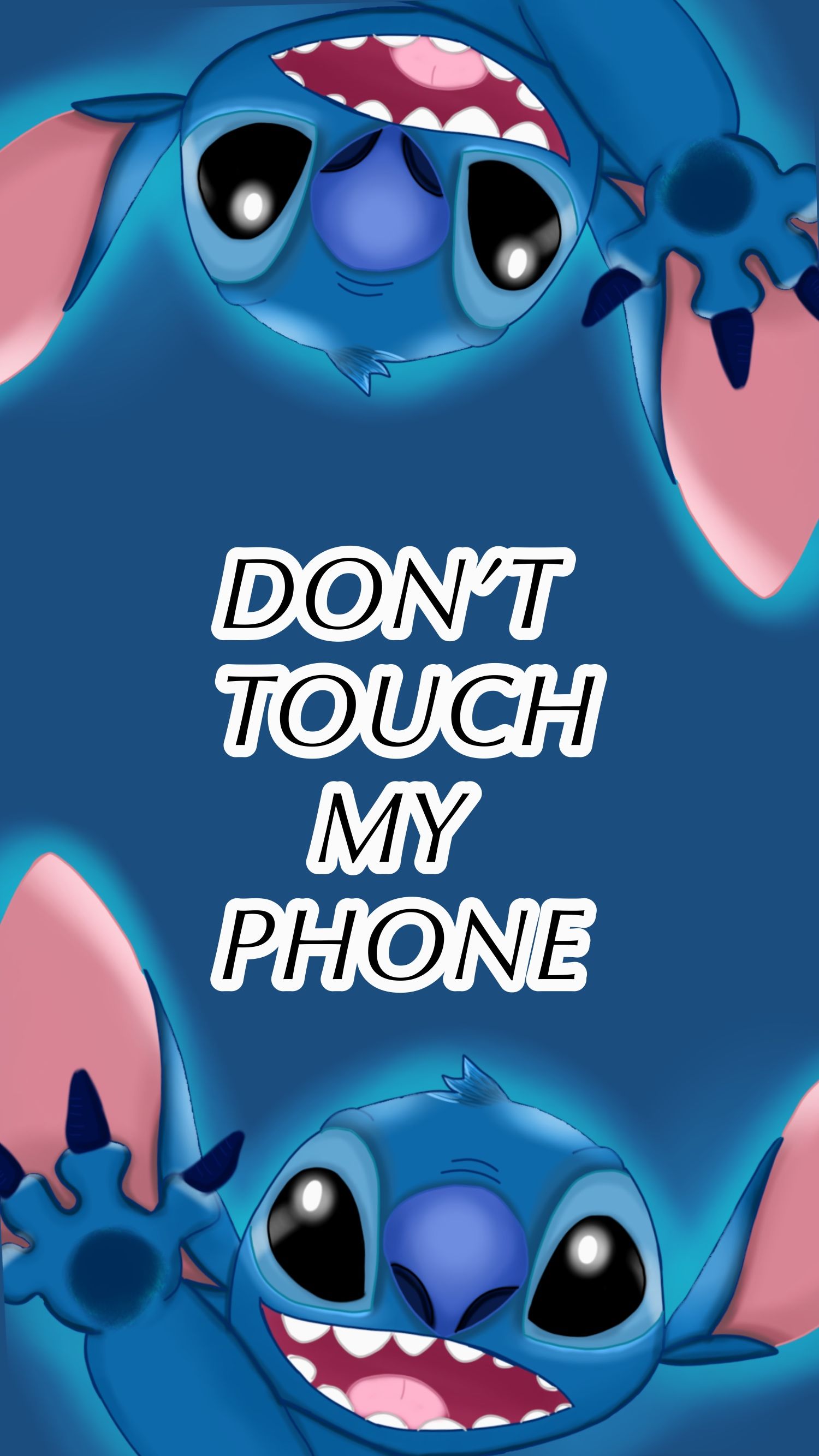 Dont Touch My Phone Android Stitch Wallpaper