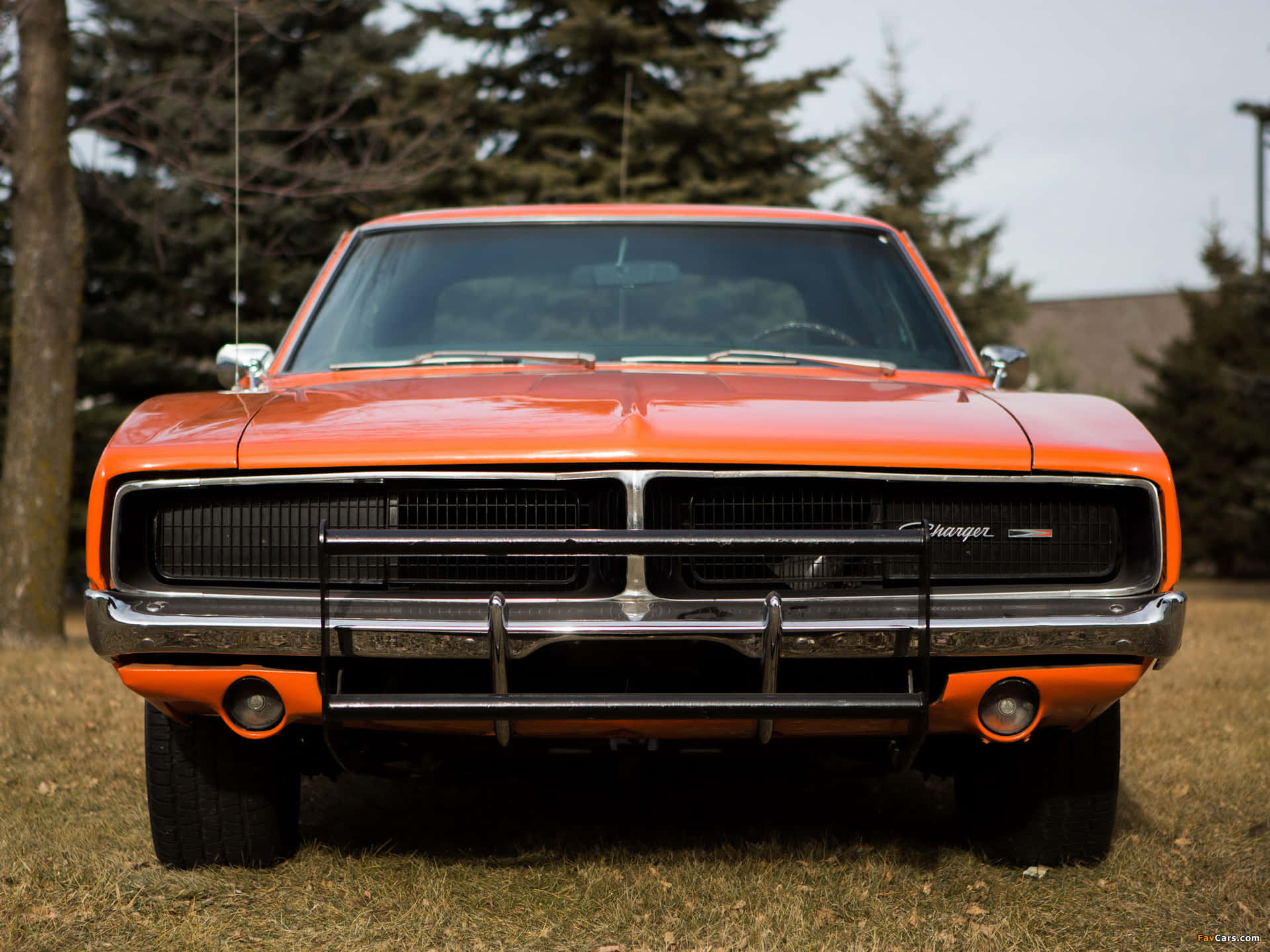 General Lee Car Back Wallpaper